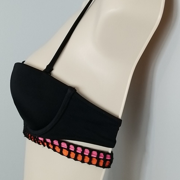 32B Victoria's Secret Hottie Halter Swimsuit neon - Picture 11 of 13